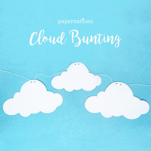 Cloud Bunting Flag